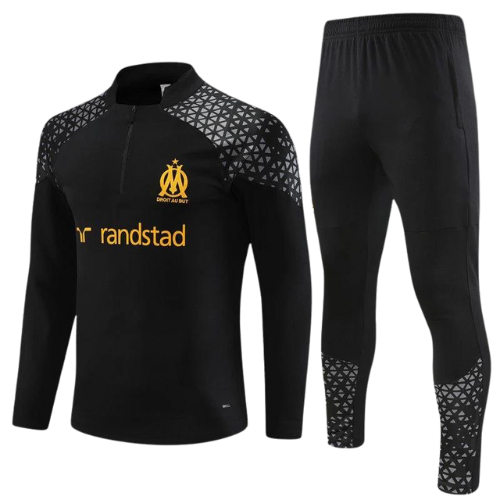 ENSEMBLE OLYMPIQUE DE MARSEILLE NOIR 2023 2024